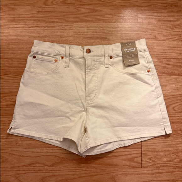 NWT Madewell The Perfect Vintage Jean Short in Vintage Canvas Size 30 - Picture 6 of 8
